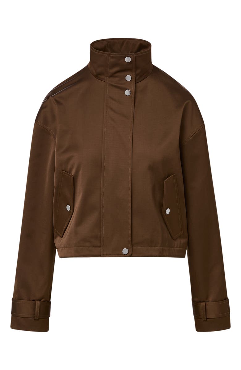 Veronica Beard Bateman Cotton Blend Jacket, Alternate, color, Walnut