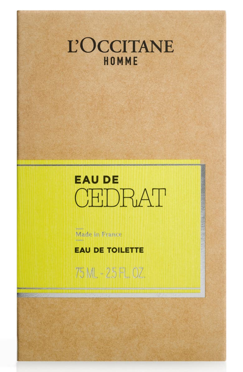 L'Occitane Eau de Cédrat Eau de Toilette, Alternate, color, 