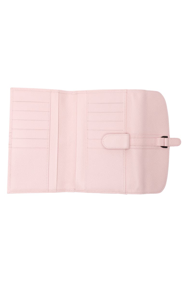 Leather Checkbook Wallet, Alternate, color, POWDER