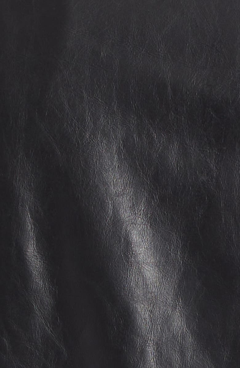 Rick Owens Hollywood Bauhaus Stooges Leather Jacket, Alternate, color, Black