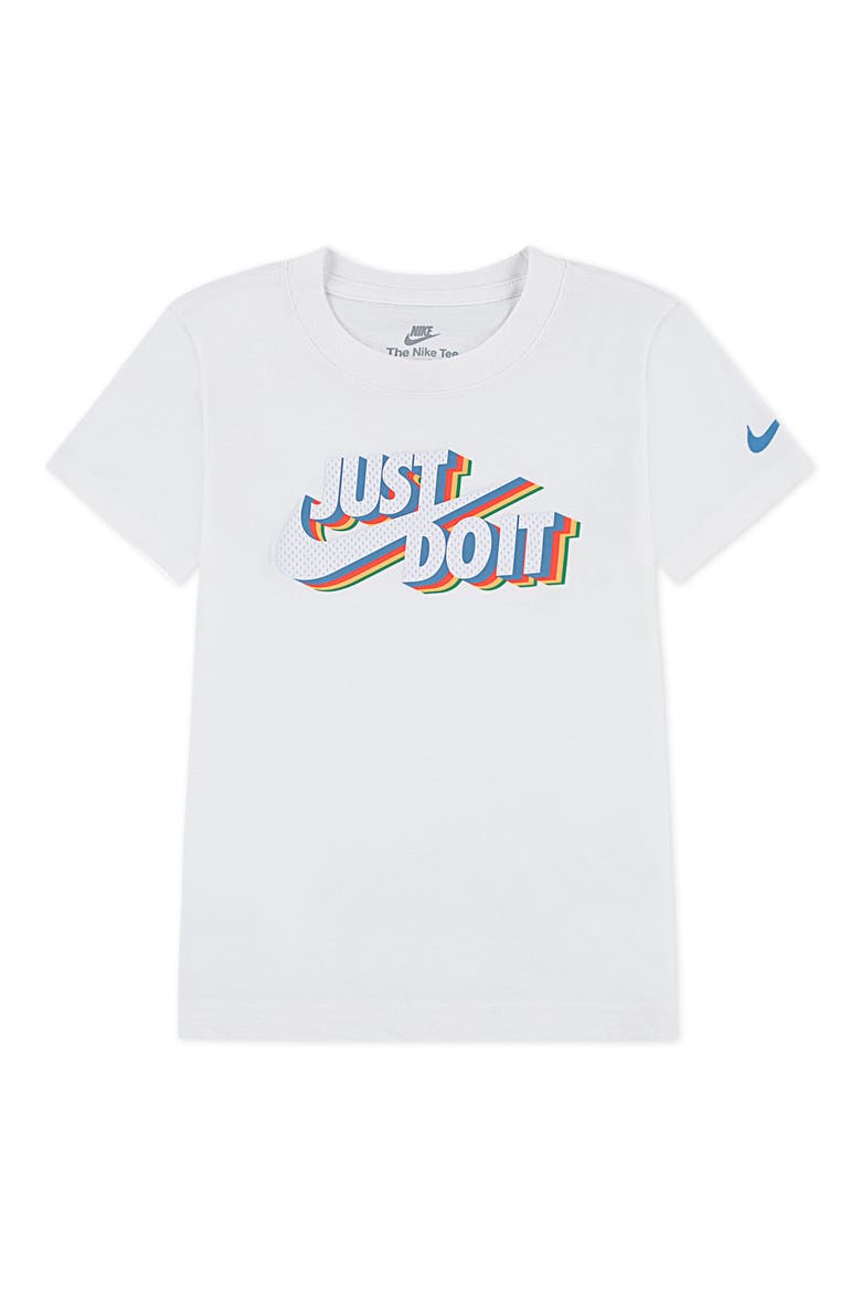 Kids' Just Do It Graphic T-Shirt, Main, color, WHITE