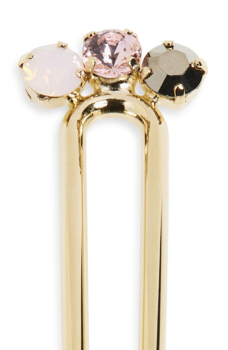 L. Erickson Lucia Chignon Pin, Alternate, color, Pink/ Multi