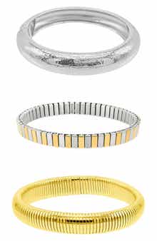 Adornia Set of 3 Assorted Bracelets