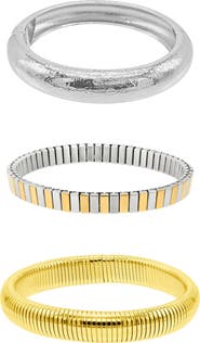 Adornia Set of 3 Assorted Bracelets
