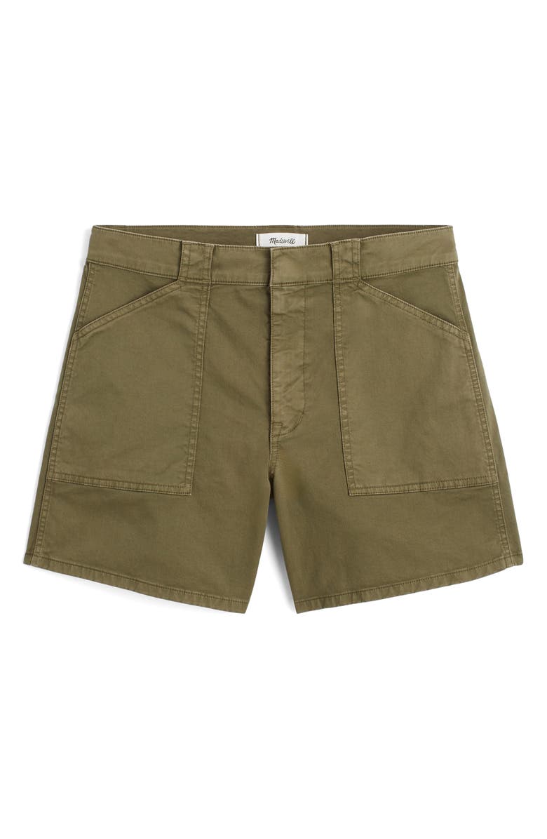Madewell Essex Utility Shorts, Alternate, color, Faded Ivy