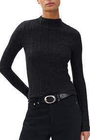 rag & bone Francesca Merino Wool Crop Sweater