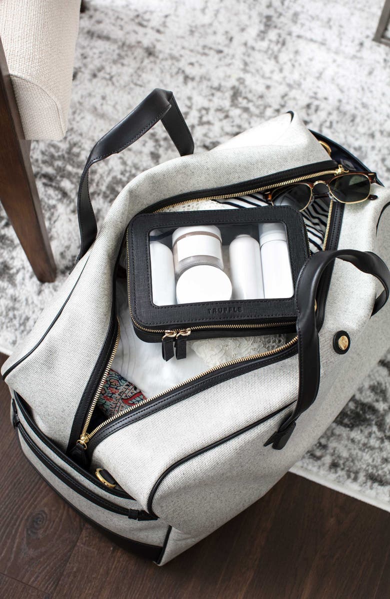 Truffle Clarity Jetset Cosmetics Case, Alternate, color, 