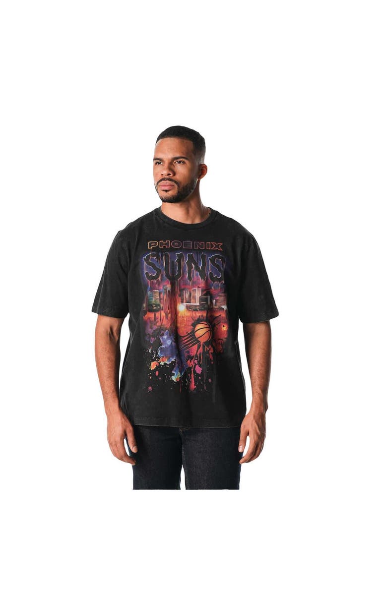 THE WILD COLLECTIVE Unisex The Wild Collective Black Phoenix Suns Washed T-Shirt, Alternate, color, Black