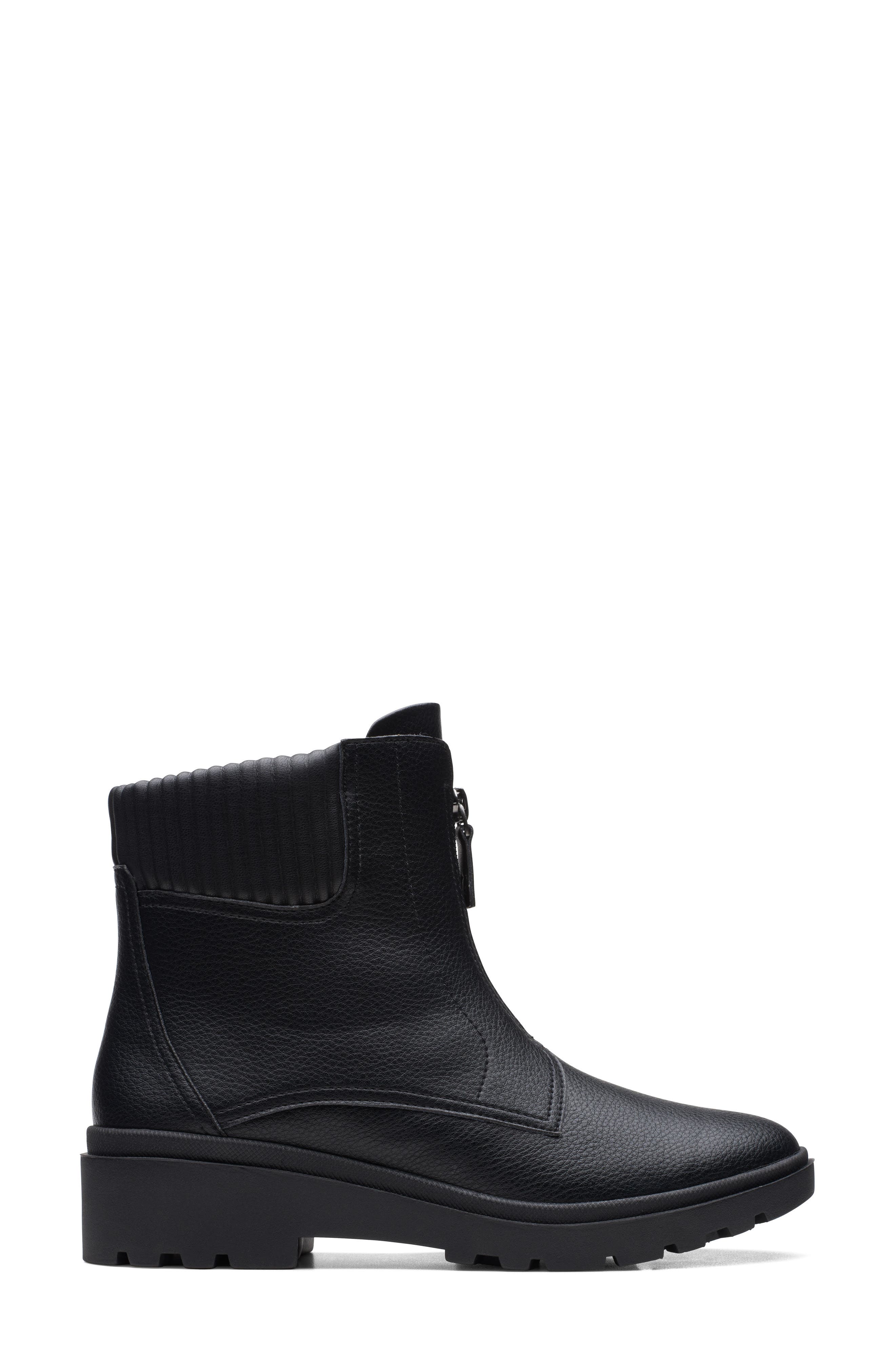 Clarks<sup>®</sup> Calla Zip Waterproof Boot, Alternate, color, 