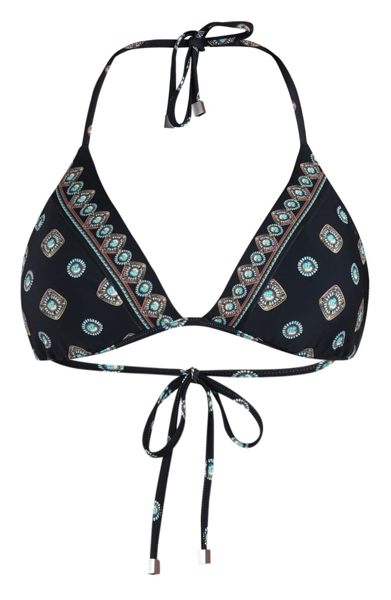 L'AGENCE Annabelle Southwestern Bikini Top, Alternate, color,