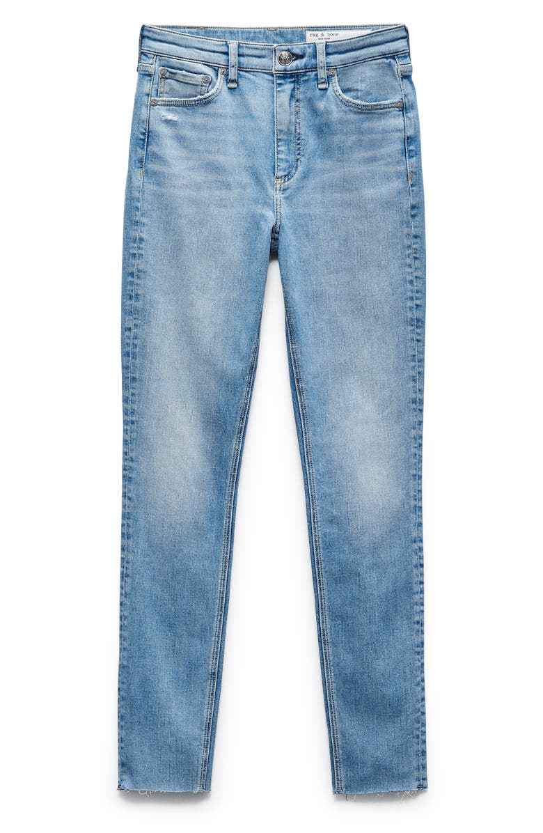 rag & bone Nina High Waist Skinny Jeans, Alternate, color, Clemente