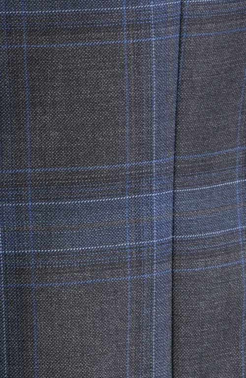 Hugo Boss Boss Hutson Check Virgin Wool Sport Coat In Blue