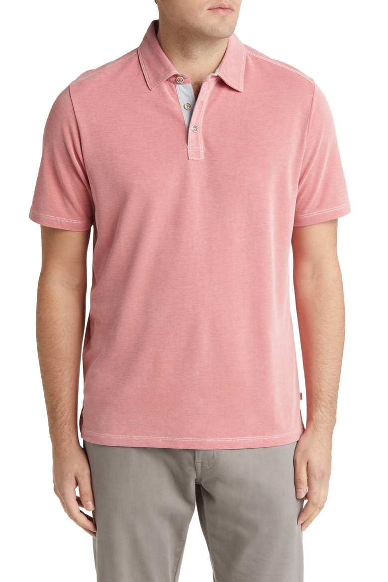 Shoreline Surf Polo, Main, color, NEW RED SAIL
