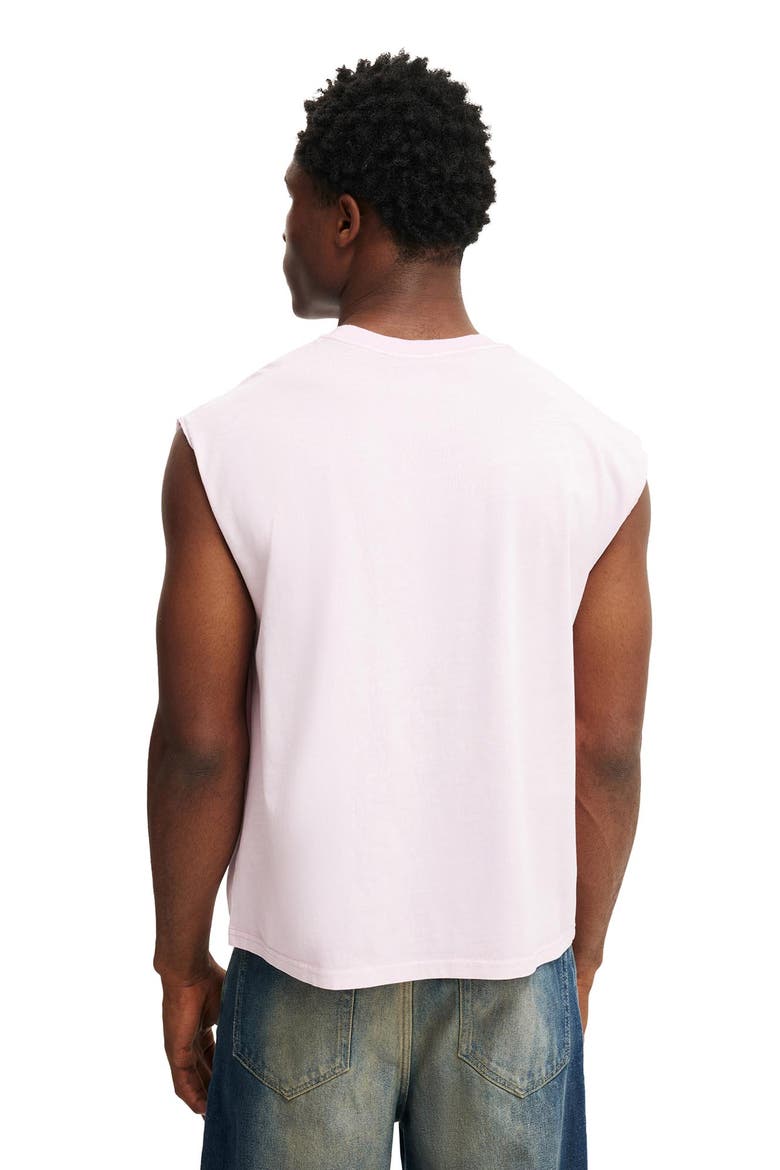 Men's Cropped Fit Muscle, Alternate, color, Corsage Wash