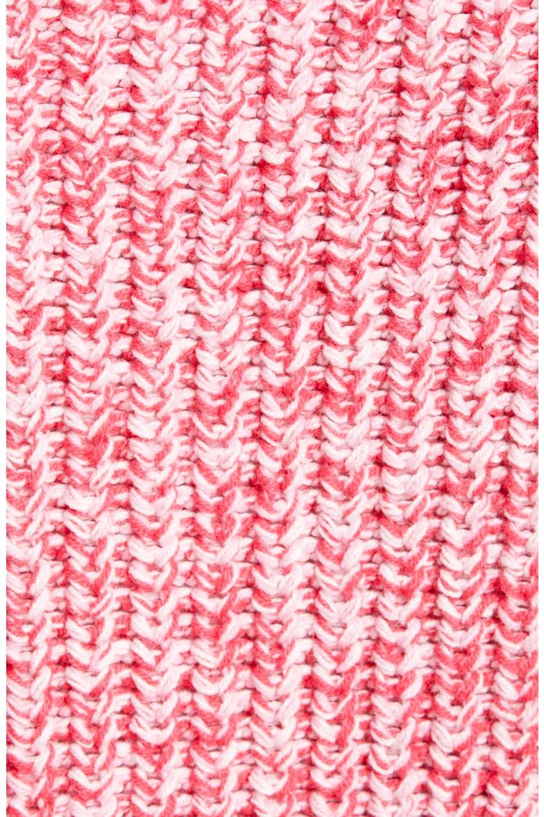 Blouson Sleeve Sweater, Alternate, color, PINK MELANGE
