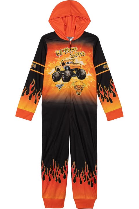 Fleece Hooded One Piece
