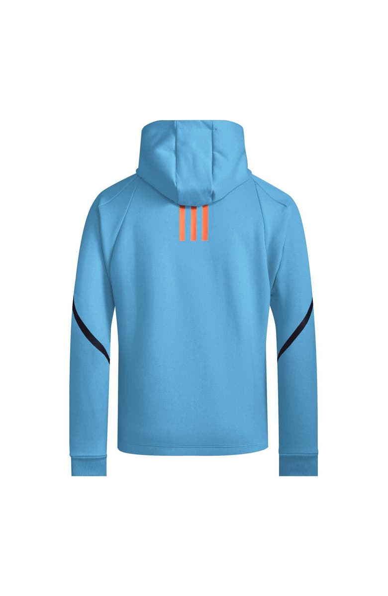 adidas Men's adidas Sky Blue New York City FC 2024 Anthem Travel Raglan Sleeve Full-Zip Jacket, Alternate, color, 