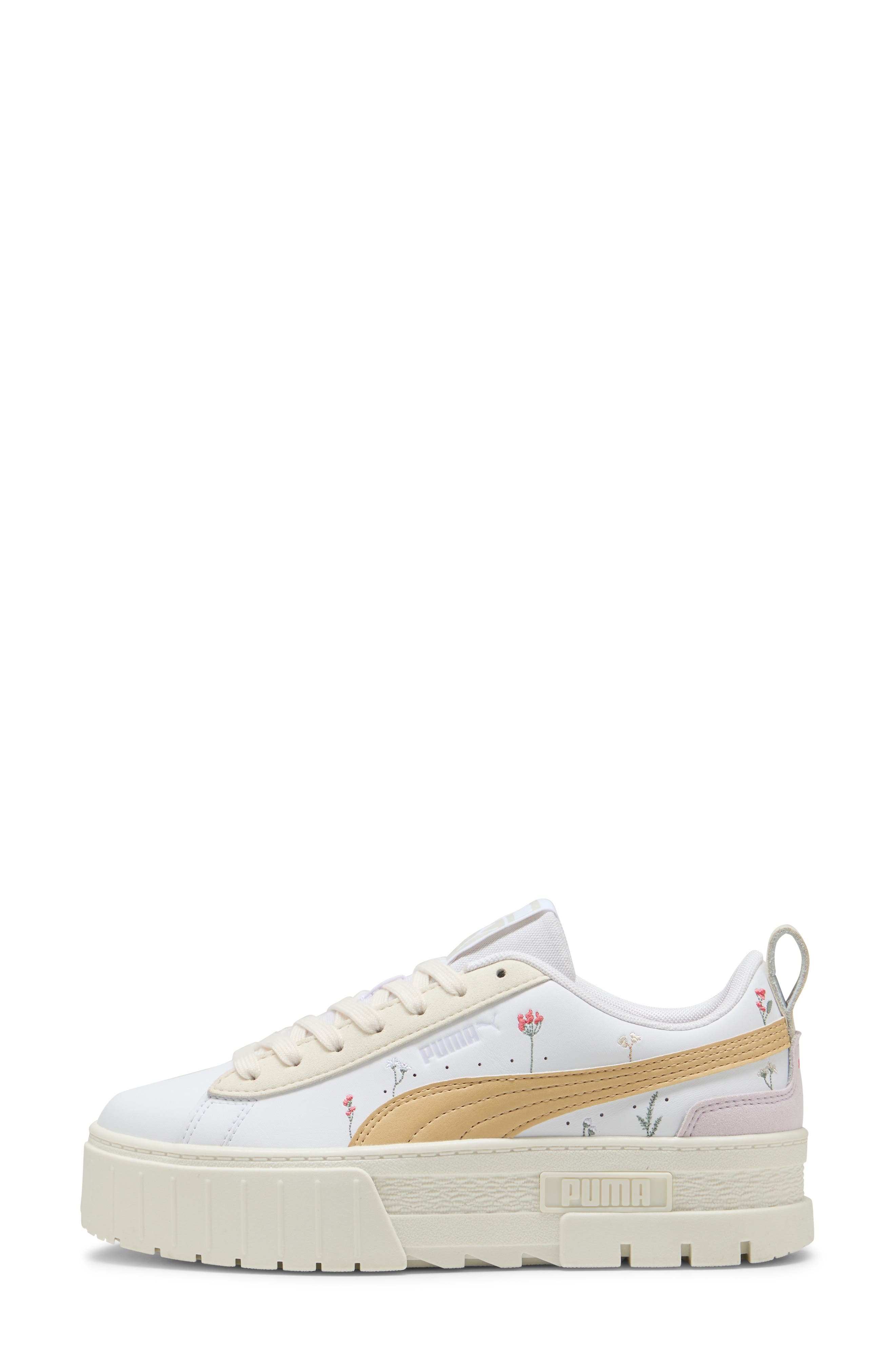 Mayze Classic Platform Sneaker, Alternate, color, PUMA WHITE-WHITE