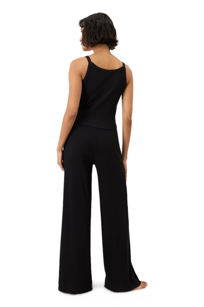 Dream Rib Cami Made with Organic Cotton, Alternate, color, Black