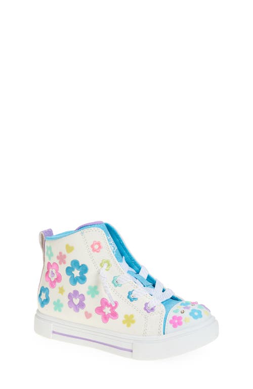 Skechers Kids' Twinkle Sparks Light-up Sneaker In White/multi