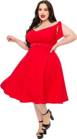 Unique Vintage Plus Size Prairie Swing Dress Nordstrom