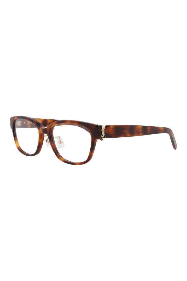 53mm Rectangle Optical Frames, Alternate, color, HAVANA HAVANA TRANSPARENT