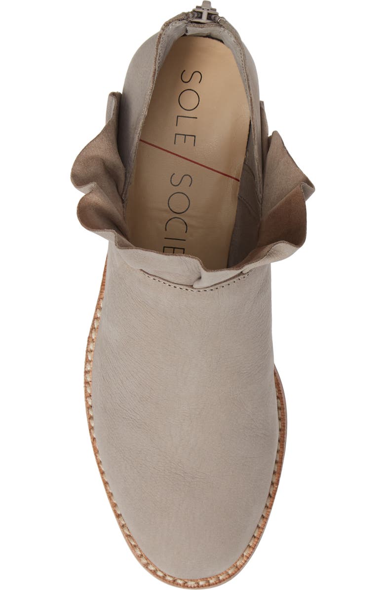 Sole Society Brinya Ruffle Bootie, Alternate, color,