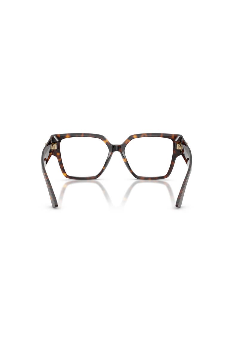 53mm Square optical glasses, Alternate, color, Tortoise