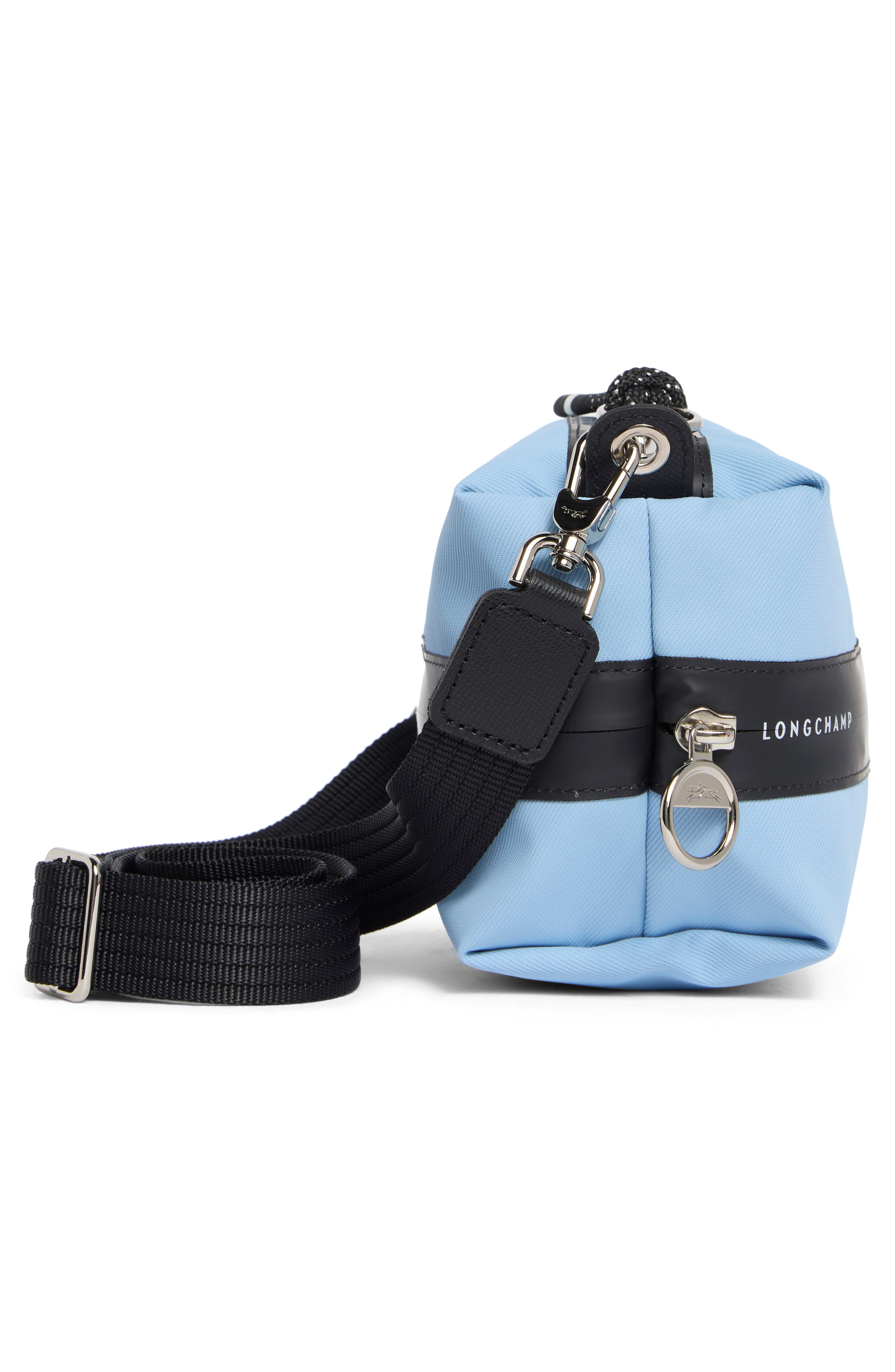 Extra Small Le Pliage Energy Canvas Crossbody Bag, Alternate, color, SKY BLUE