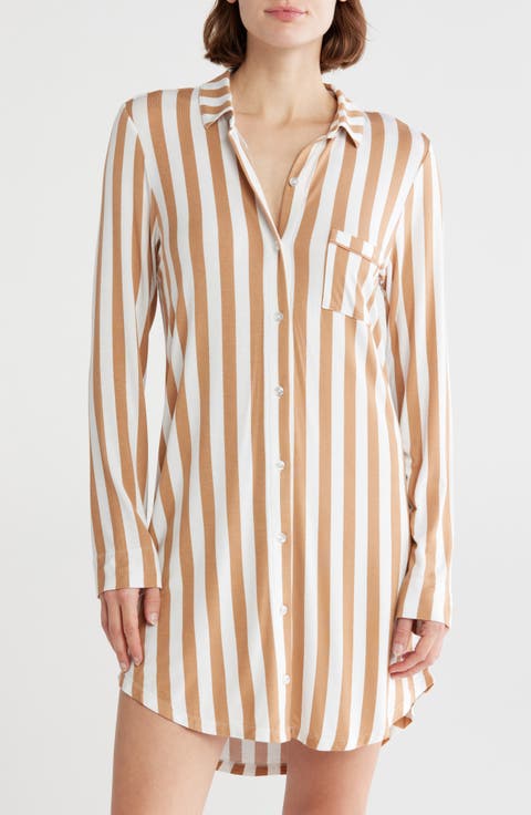 Tranquility Button Front Nightshirt