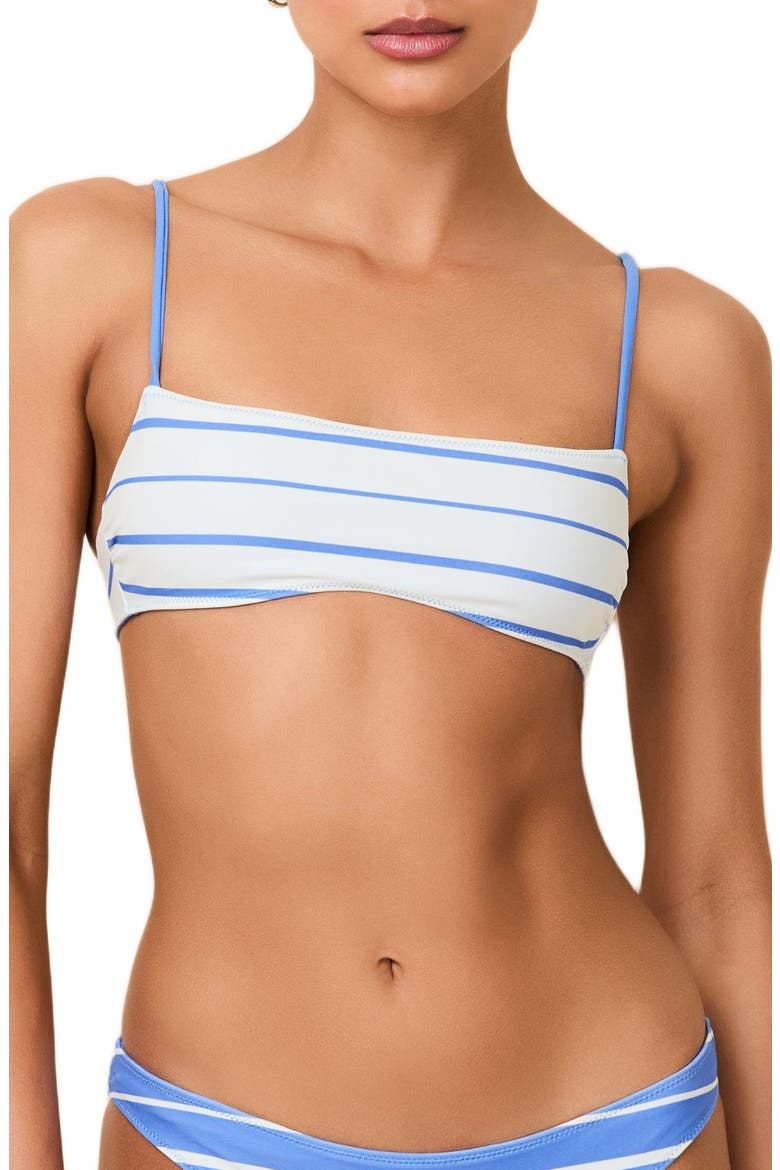 The Daniela Stripe Bikini Top, Main, color, SUNSET STRIPE MARINA BLUE