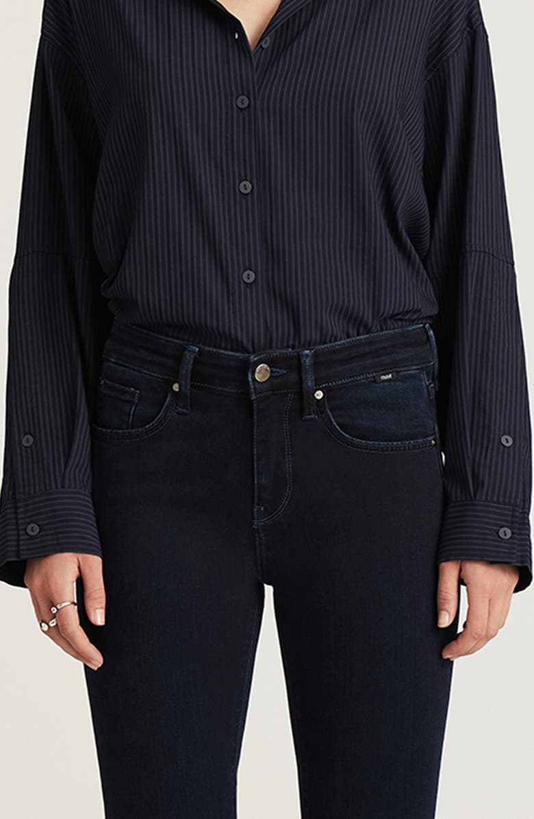 Mavi Jeans Vicky Mid Rise Bootcut Jeans, Alternate, color, Ink Feather Luxe