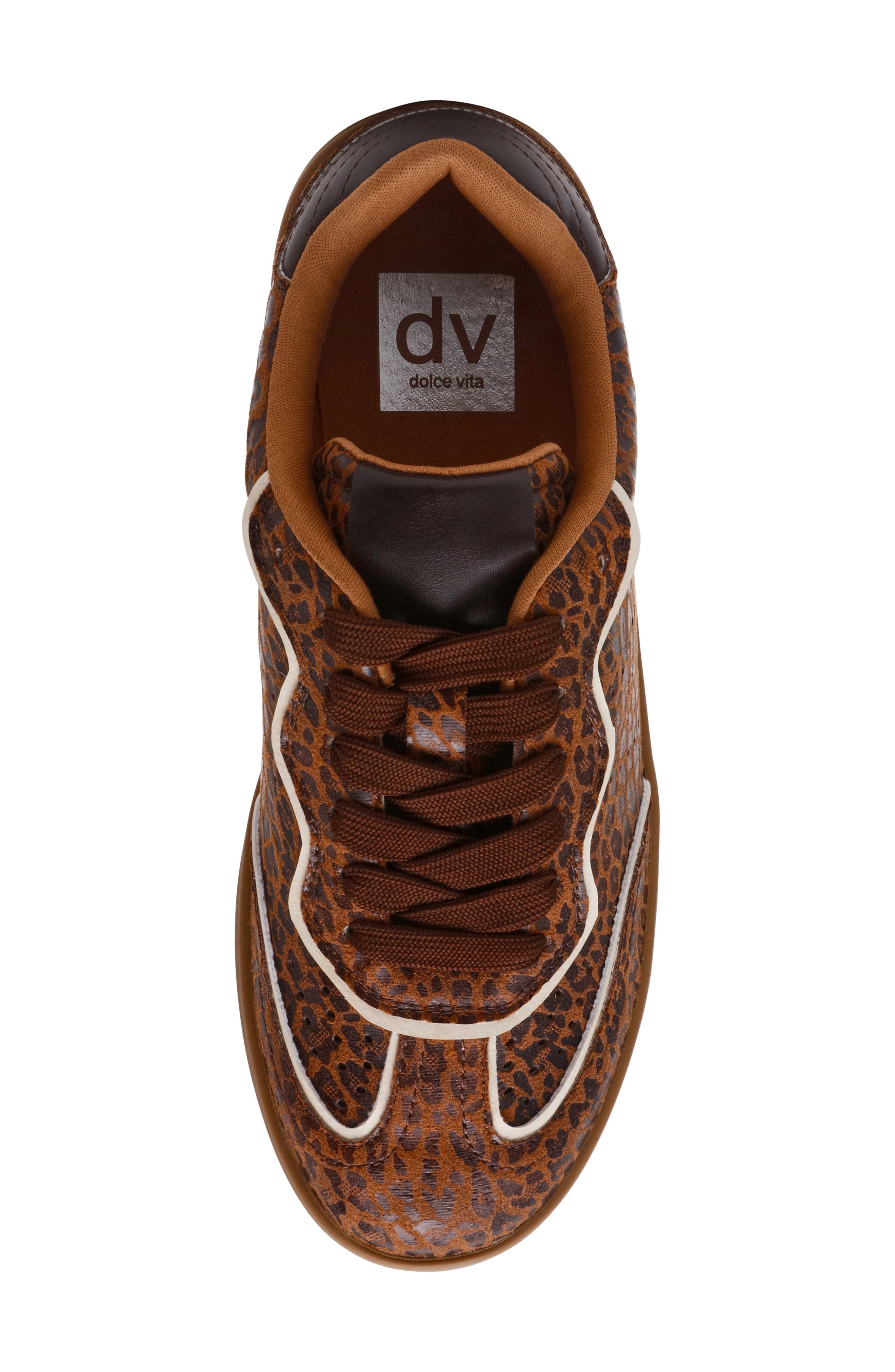 DV by Dolce Vita Venessa Leopard Low Top Sneaker, Alternate, color, Leopard