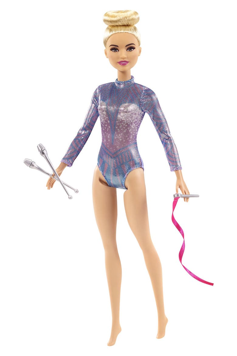 Barbie(R) Rhythmic Gymnast (Blonde) Doll, Main, color, MULTI
