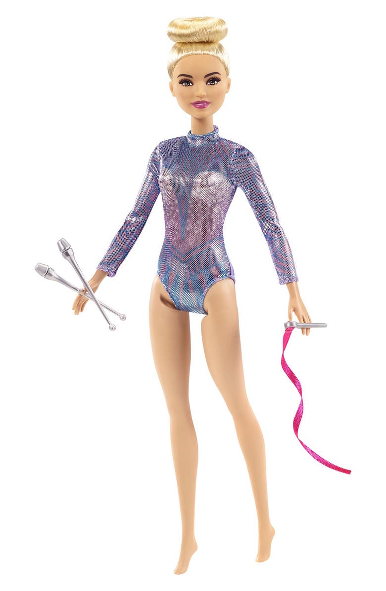 Mattel Barbie(R) Rhythmic Gymnast (Blonde) Doll, Main, color,