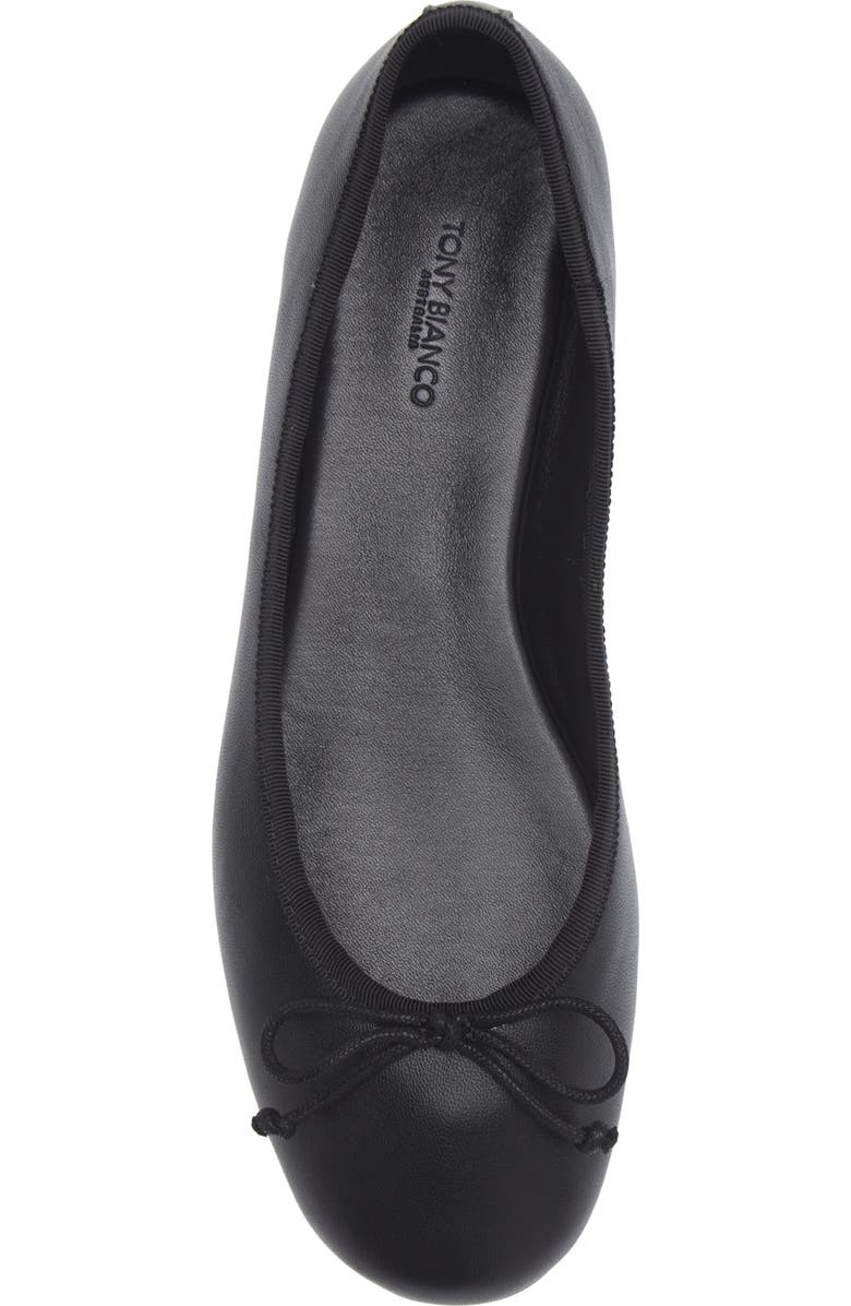 Tony Bianco Comma Ballet Flat, Alternate, color, Black Nappa