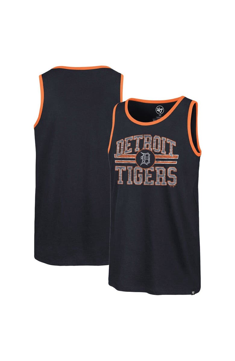 '47 Men's '47 Navy Detroit Tigers Winger Franklin Tank Top, Main, color, Navy