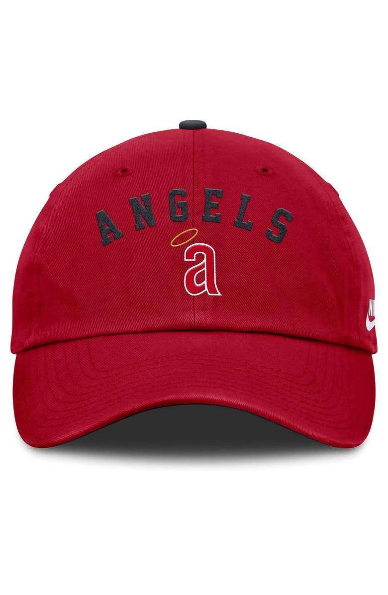 Nike Men's Nike  Red California Angels Cooperstown Collection Club Adjustable Hat, Alternate, color, Red