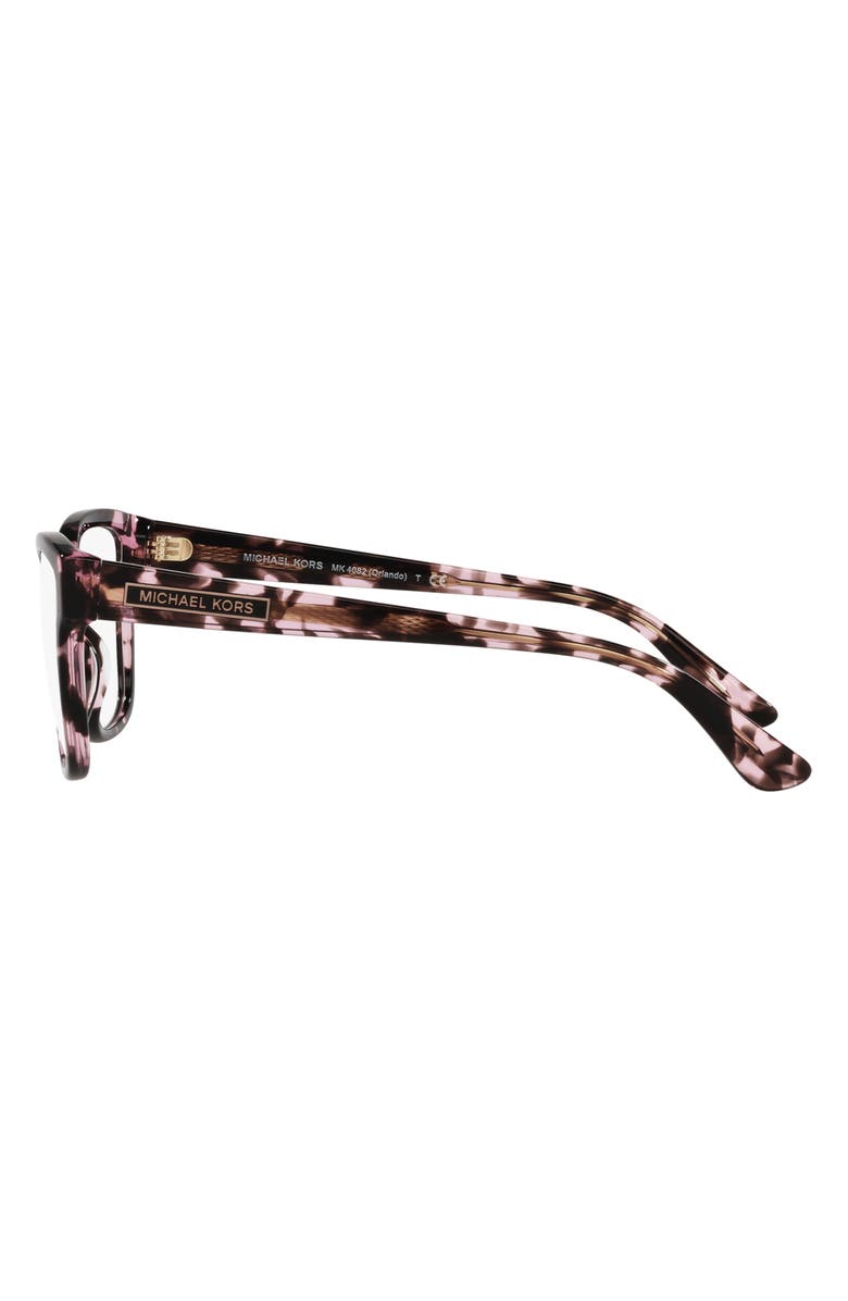 Michael Kors Orlando 54mm Square Optical Glasses, Alternate, color,