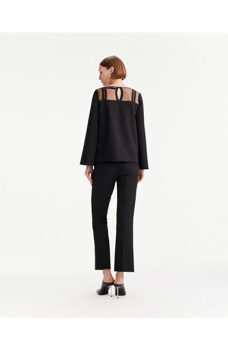 THEO The Label Aphrodite Bootcut Pant, Alternate, color, Black