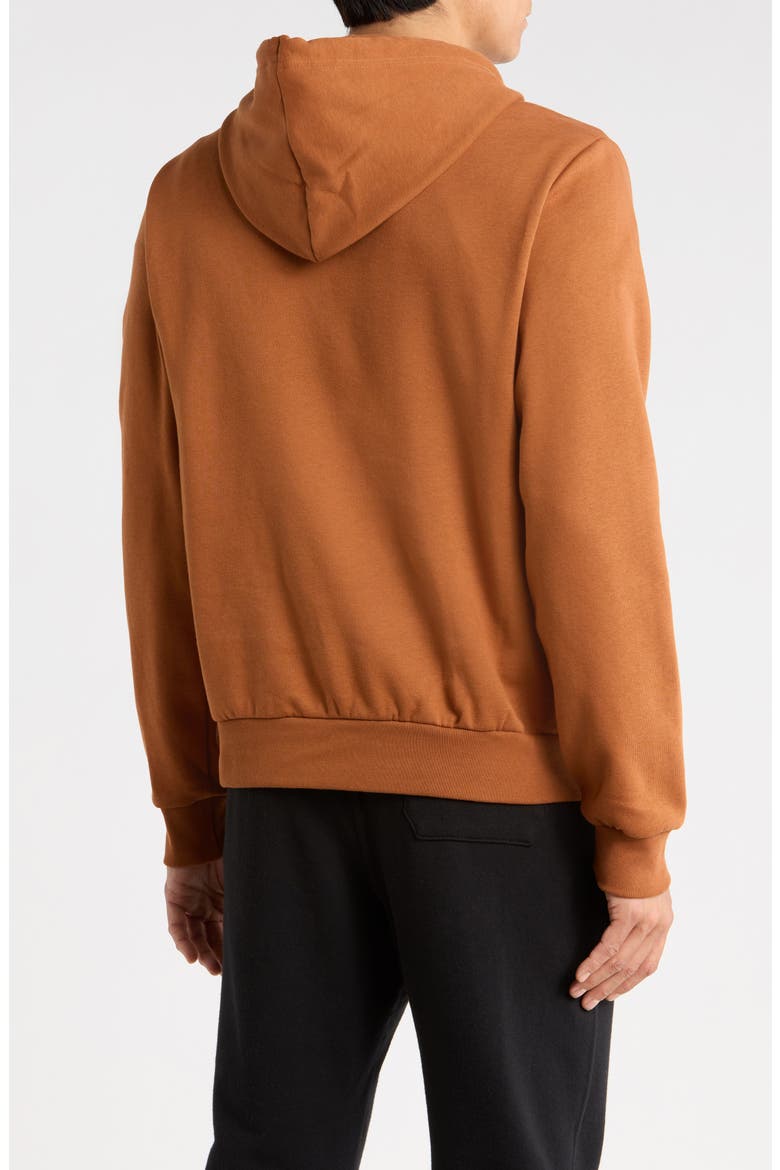 Evolution Simple Dome Hoodie, Alternate, color, BURNT UMBER