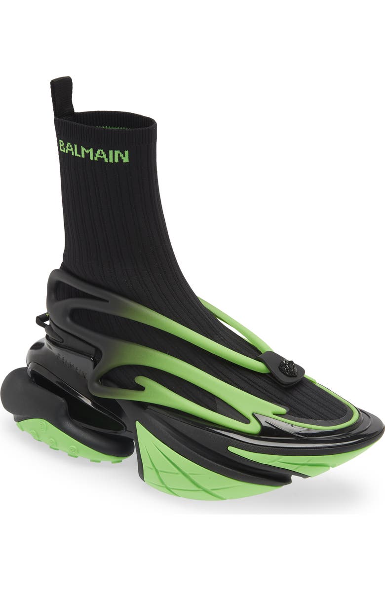 Balmain Unicorn High Top Sneaker, Main, color,