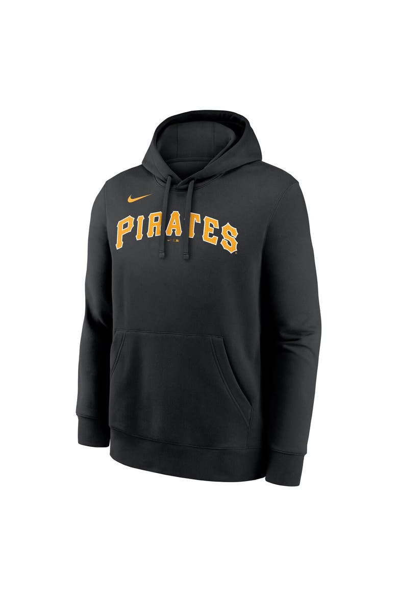 Men's Nike Paul Skenes Black Pittsburgh Pirates Player Name & Number Club Fleece Pullover Hoodie, Alternate, color, Black