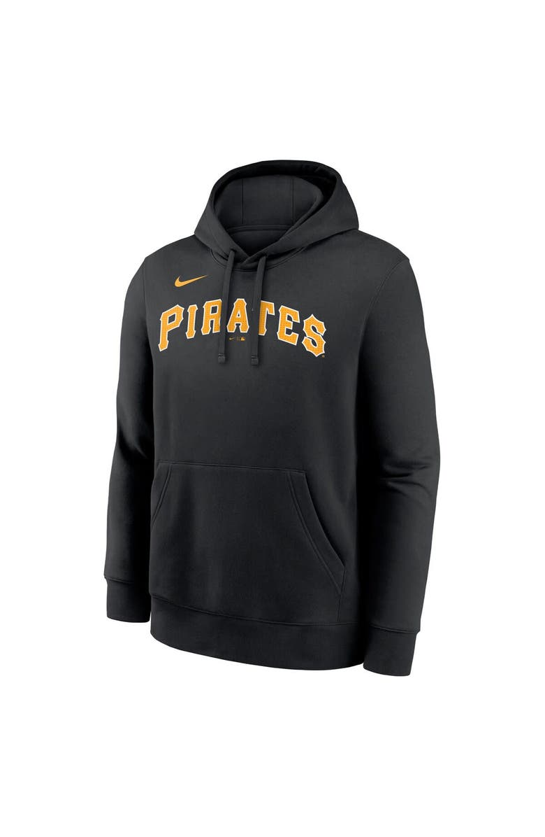 Nike Men's Nike Paul Skenes Black Pittsburgh Pirates Player Name & Number Club Fleece Pullover Hoodie, Alternate, color, Black