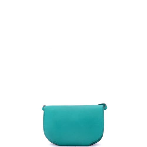 Pre-owned Hermes Hermes Convoyeur Crossbody Bag Swift Mini In Blue
