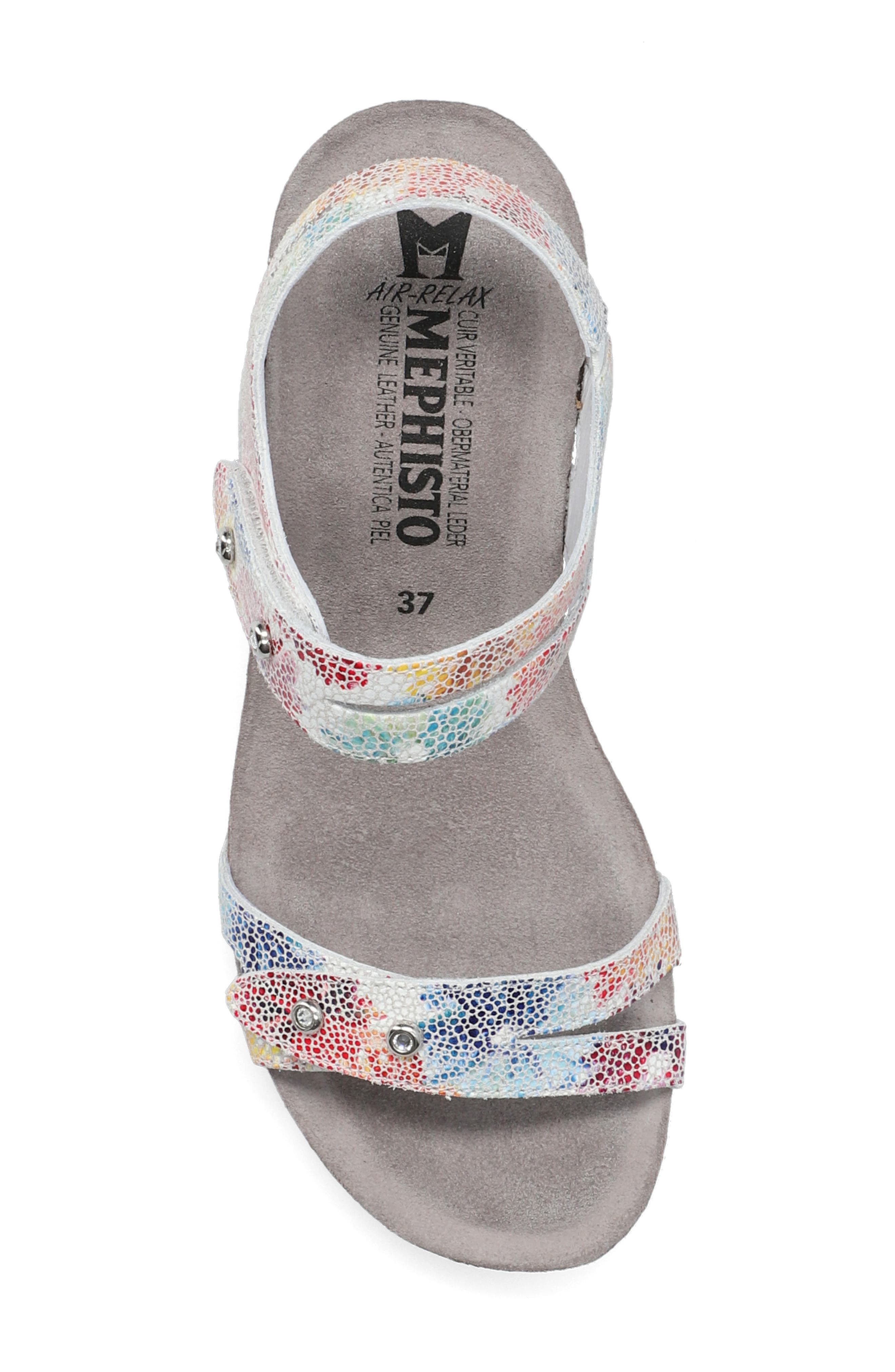 Mephisto 'Minoa' Wedge Sandal, Alternate, color, 