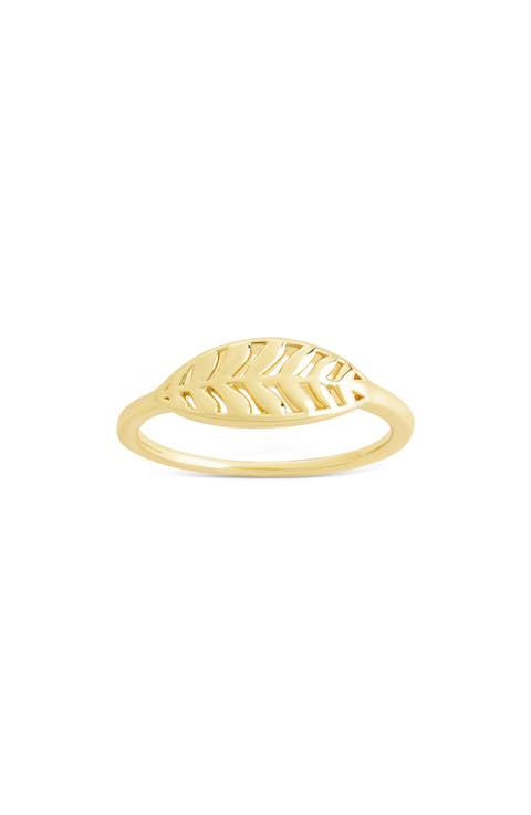 Tyla Textured Signet Ring