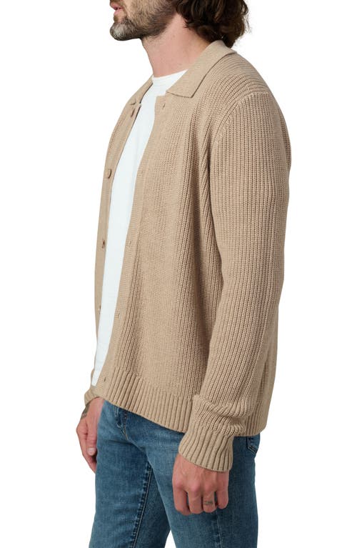 Joe's Cassian Full Button Cardigan In Brown