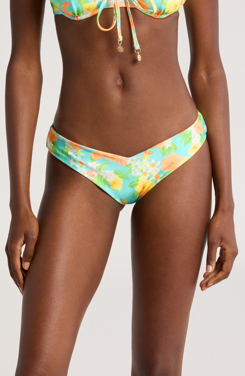 Kulani Kinis V-Cut Bikini Bottoms, Main, color, 