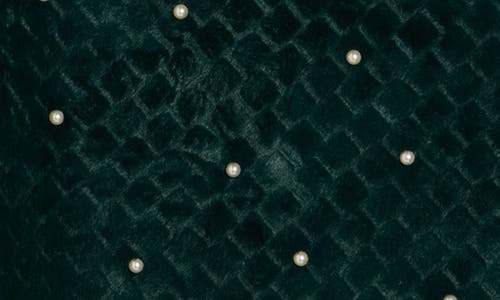 Nanette Lepore Elegant Faux Pearl Ruana In Green
